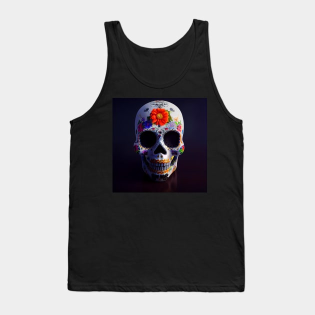 Dia de los muertos - Day of the dead Tank Top by Pikantz